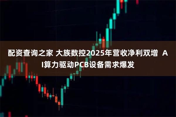 配资查询之家 大族数控2025年营收净利双增  AI算力驱动PCB设备需求爆发